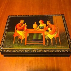 Luxury Laquer Wooden Jewelry Box